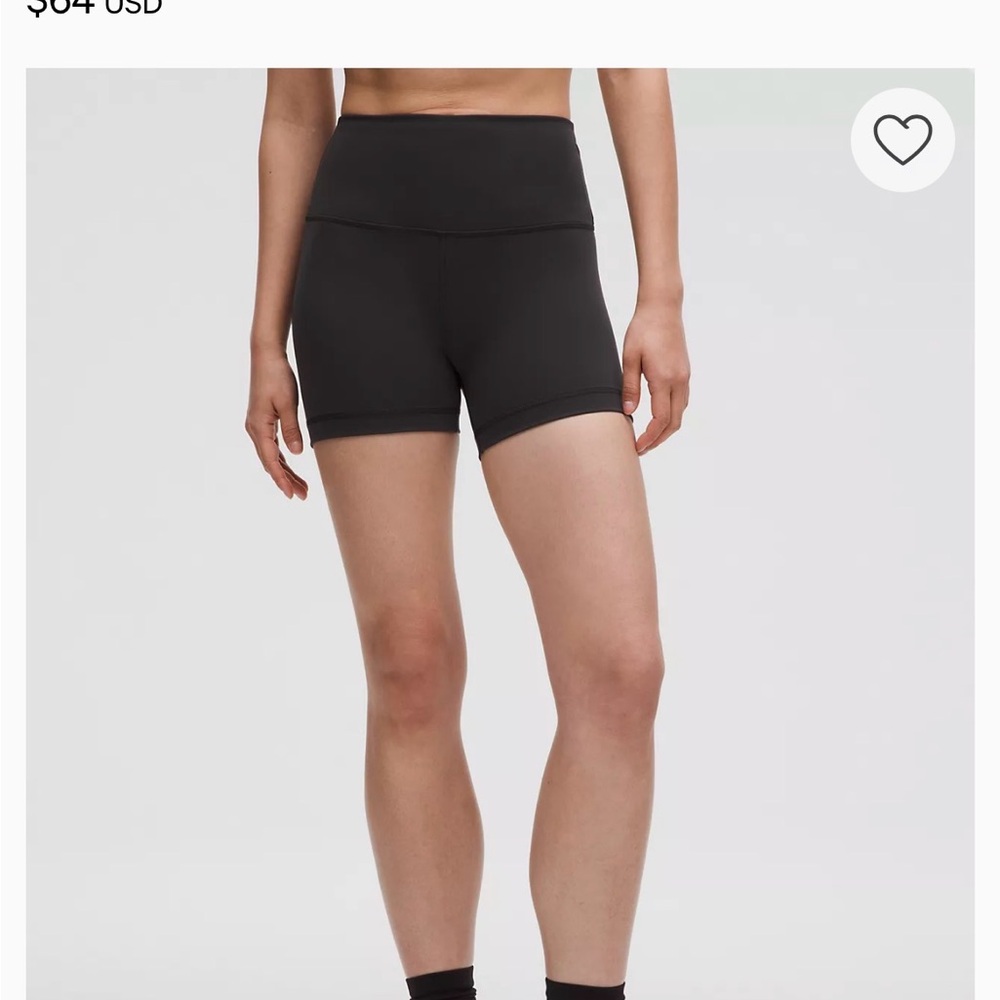 Lululemon Wunder Train High-Rise Short 4" Sz 8